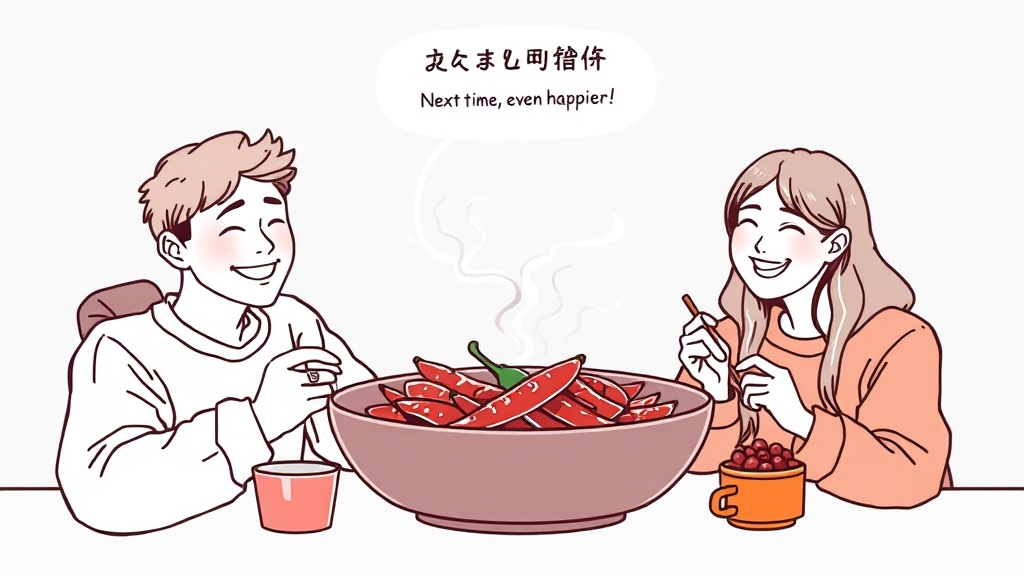 엽떡데이, 다음엔 더 행복하게! (illustration 스타일)