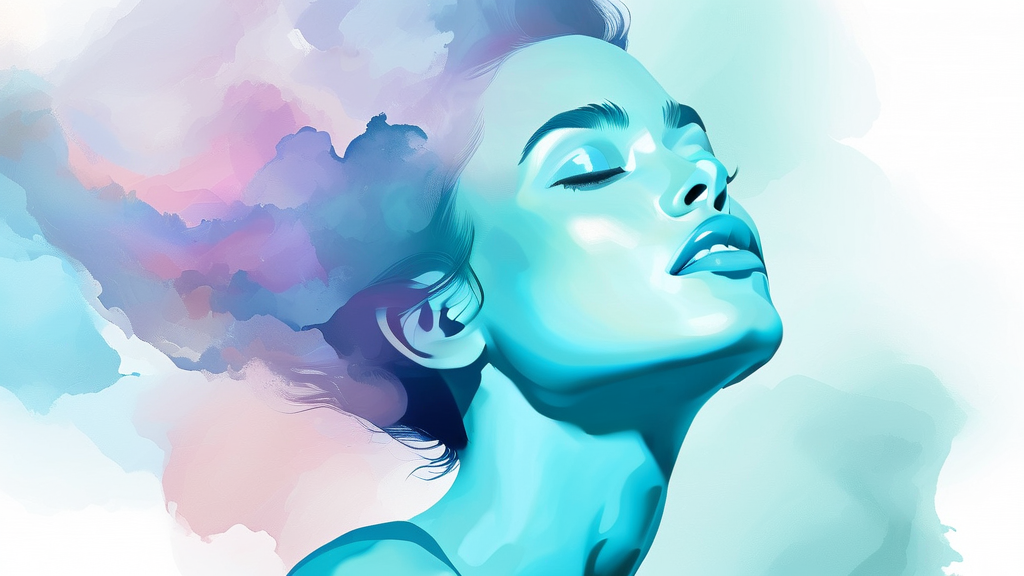 AI 기능 강화와 성능 개선: 일러스트레이터의 미래 (watercolor 스타일)