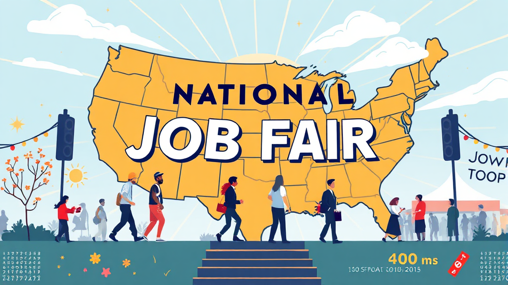 4월 취업박람회 분석 (illustration 스타일)