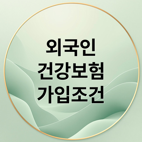 외국인
건강보험
가입조건 (외국인들 특히 중국인이 한국에서 의료혜택을 볼 수 있는 방법과 최대 지원이 어느정도 나오는지 ?)