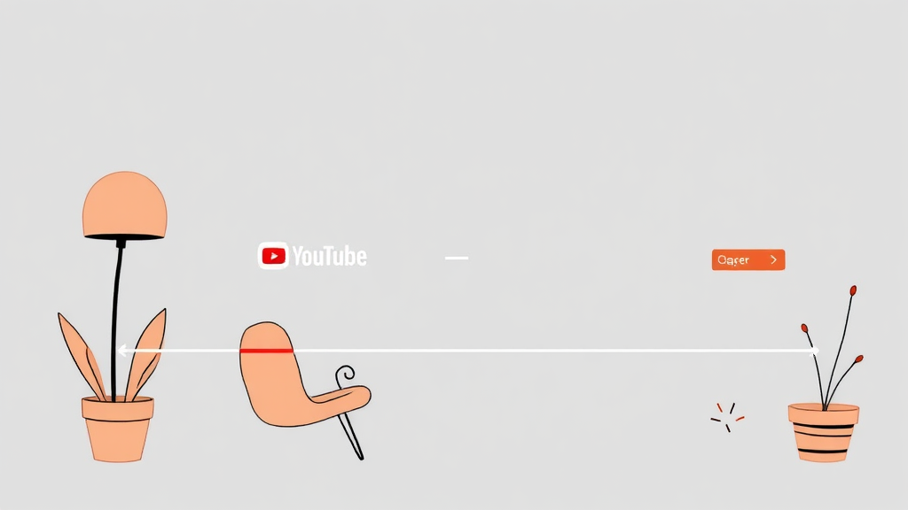 과거와 현재의 유튜브 슬라이드바 비교 (illustration 스타일)