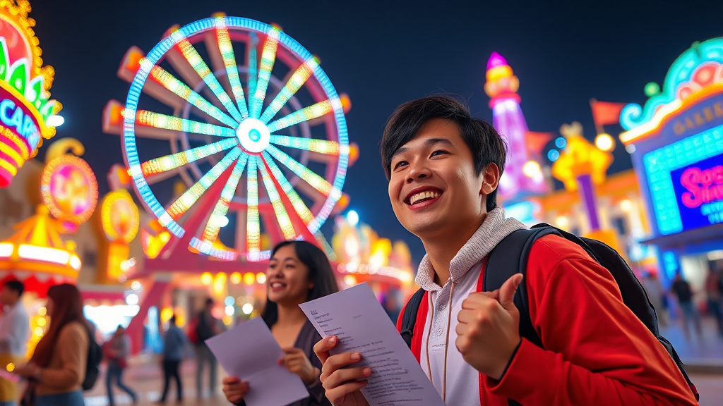 2026년 롯데월드 시즌별 특별 할인 정보 (realistic 스타일)