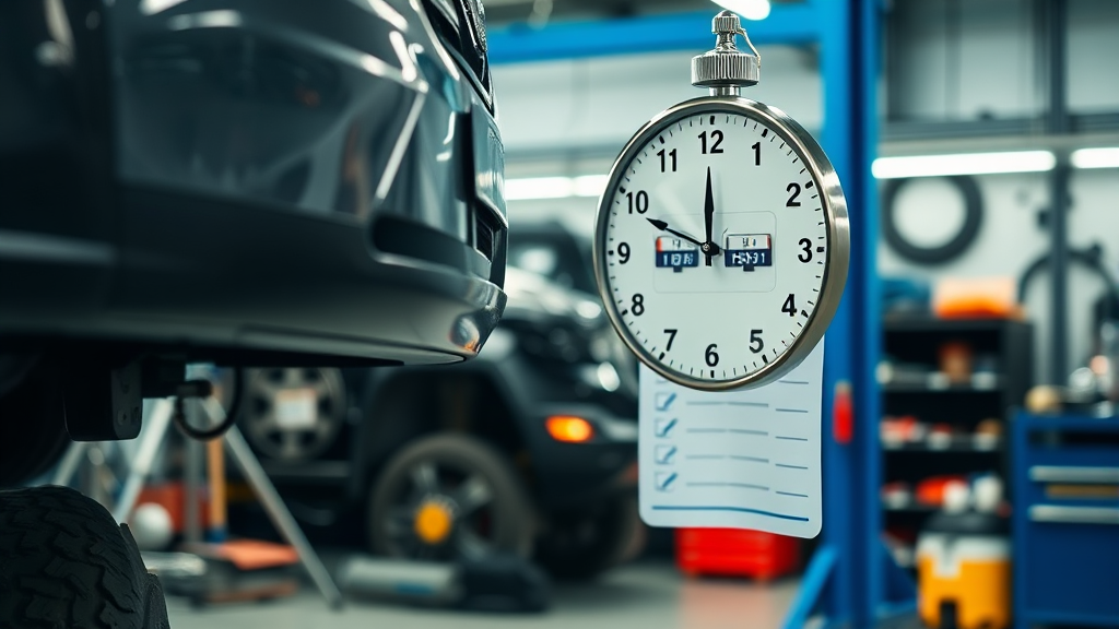 운영시간 & 체크사항 (realistic 스타일)