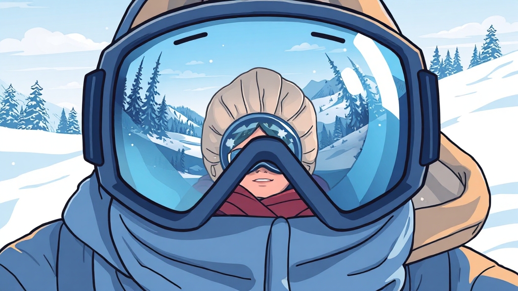 스키장 선택 & 여행 시 고려사항 (illustration 스타일)