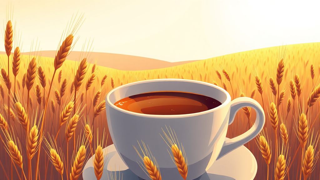 보리커피 맛과 향 설명 이미지