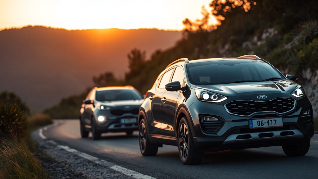 60대 선호 SUV TOP 5 (realistic 스타일)