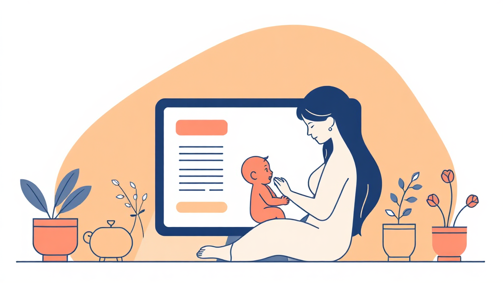 바우처 신청 방법: 온라인 vs 방문 (illustration 스타일)