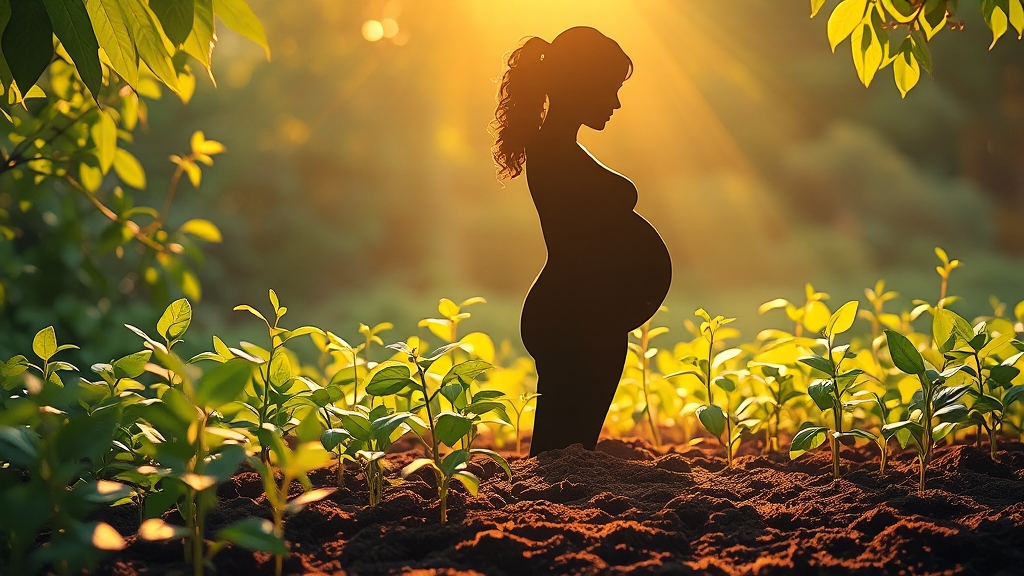 임신 꿈의 의미 (illustration 스타일)