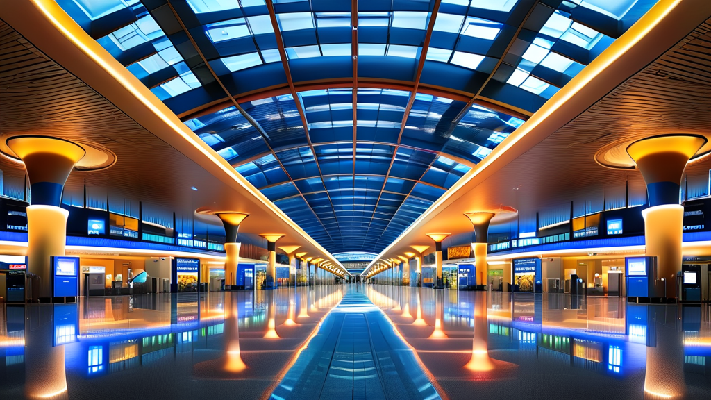 여행의 시작과 끝, 인천공항 완벽 가이드 (realistic 스타일)