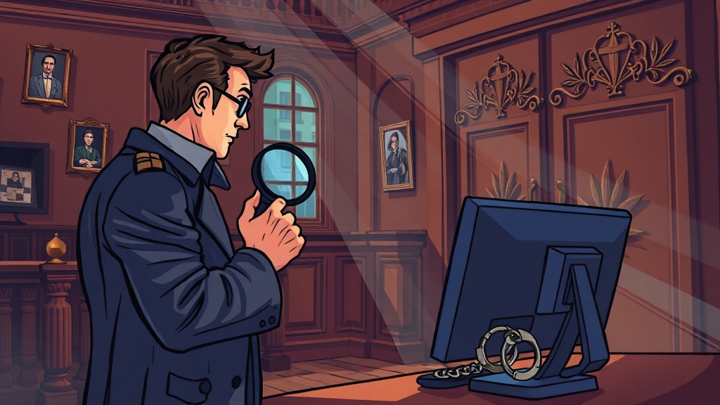 구속영장 발부, 주요 사유는? (cartoon 스타일)