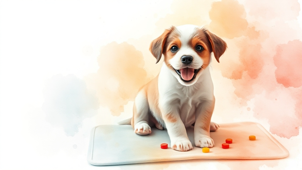 배변 훈련 성공 비법 (watercolor 스타일)