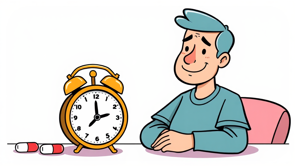 통증 조절, 약물 복용법 (cartoon 스타일)