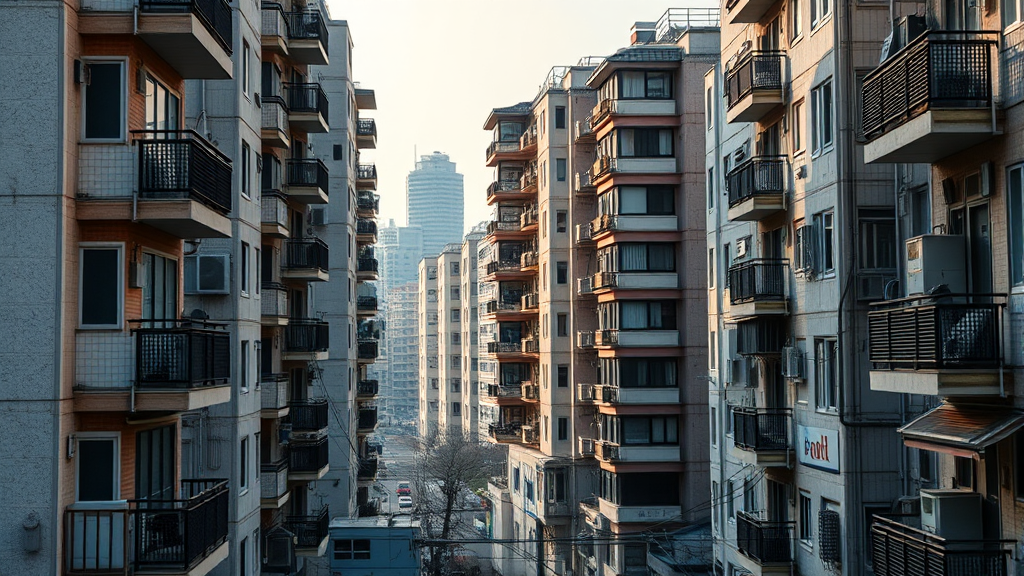 부동산 시장 현황 분석 (realistic 스타일)