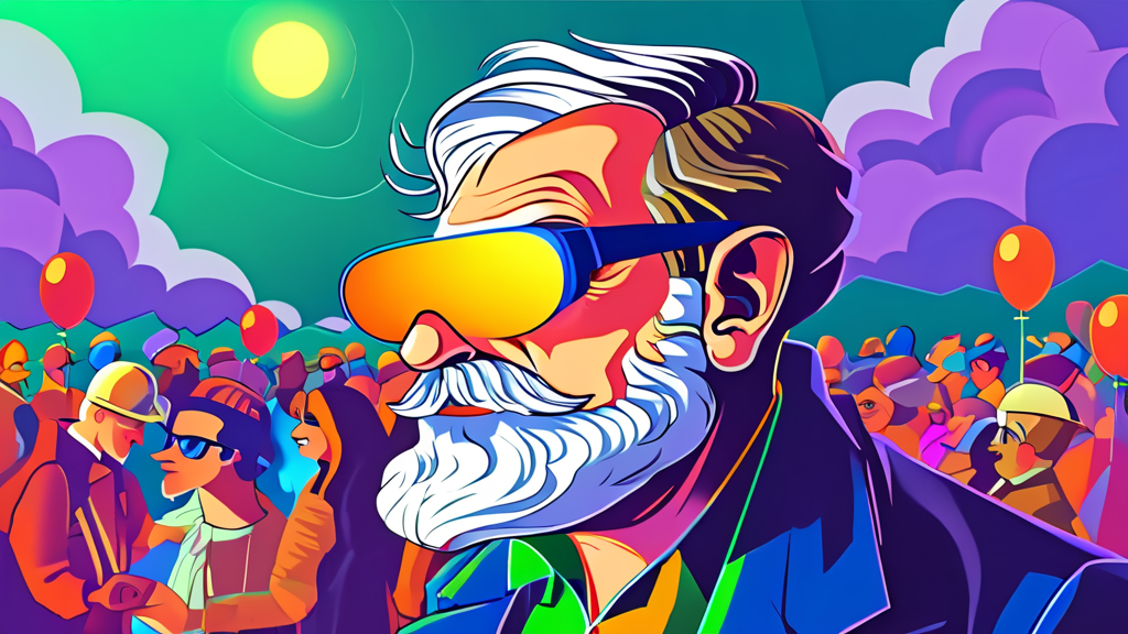 가짜 정보 판별, AI 시대의 필수 능력 (cartoon 스타일)