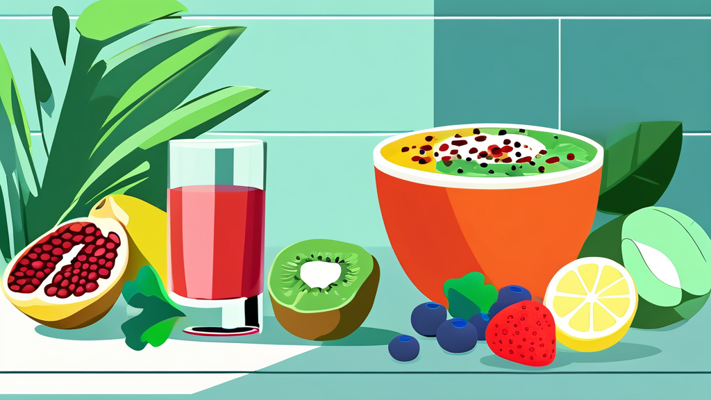 나에게 맞는 다이어트 식단 찾기 (illustration 스타일)