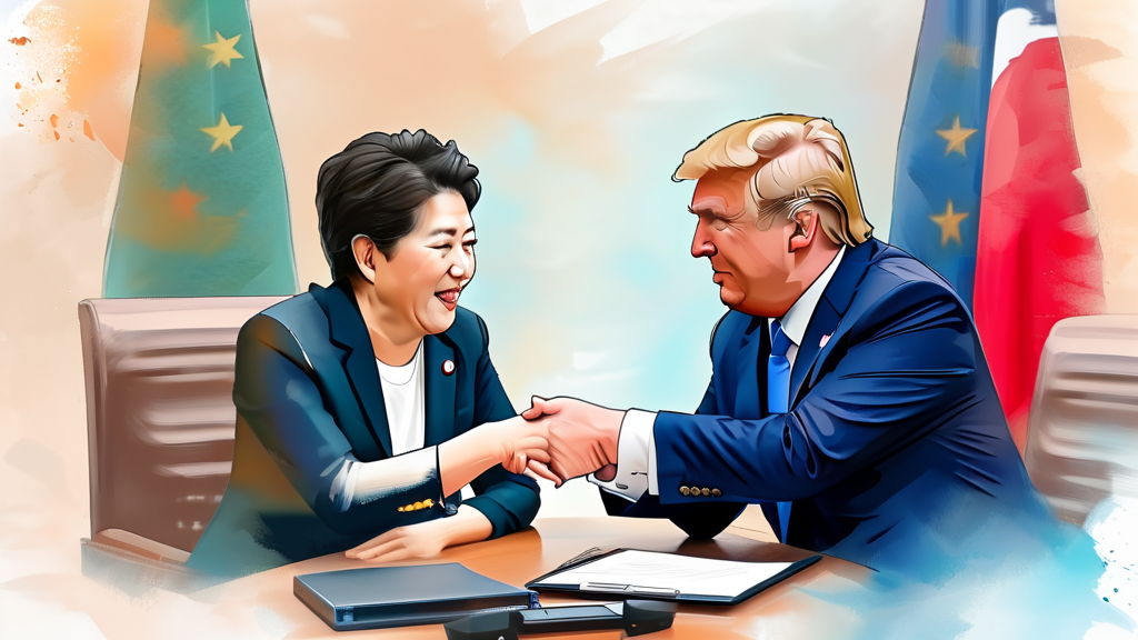 주요 인물 동향: 정치 지도자들의 행보와 영향력 (watercolor 스타일)