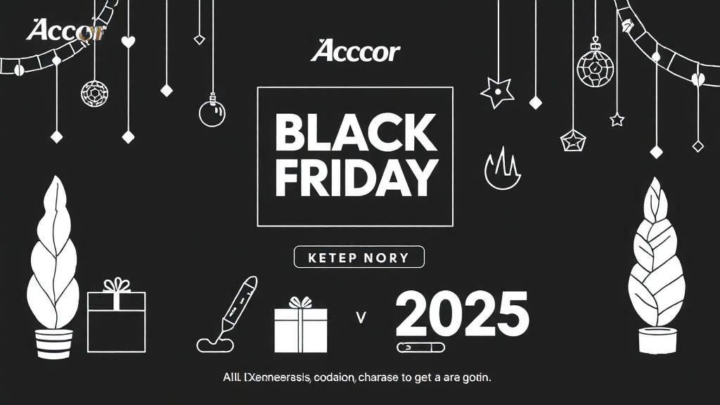 블랙프라이데이 프로모션 분석 (illustration 스타일)