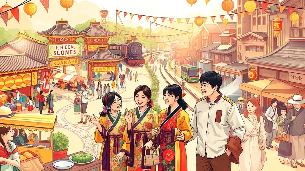 행사장 안내 및 교통 정보 (illustration 스타일)
