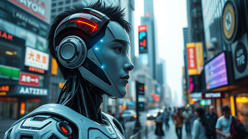 젠슨 황, 차세대 AI 비전 제시 (realistic 스타일)