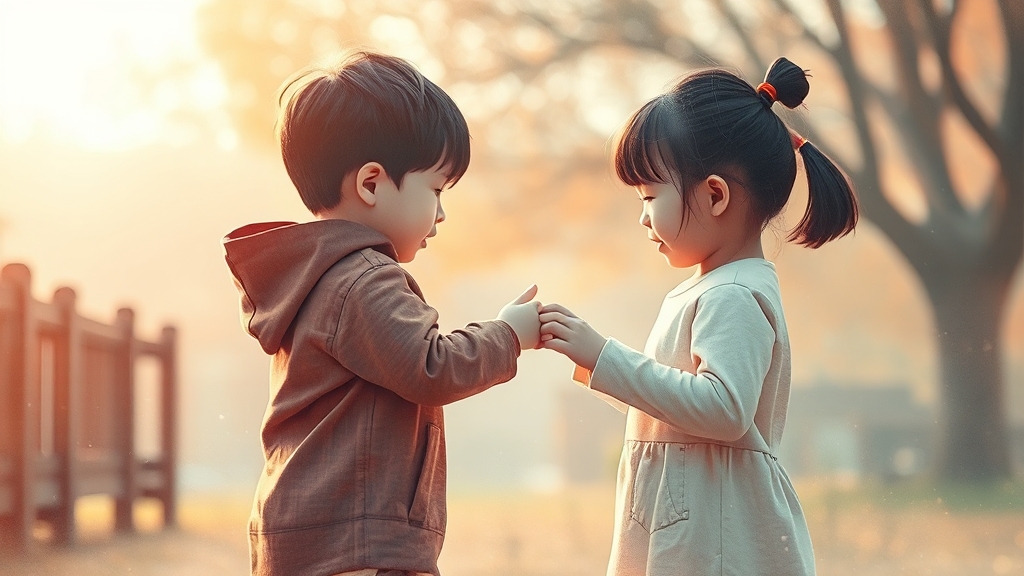 깐부의 의미와 유래 (watercolor 스타일)