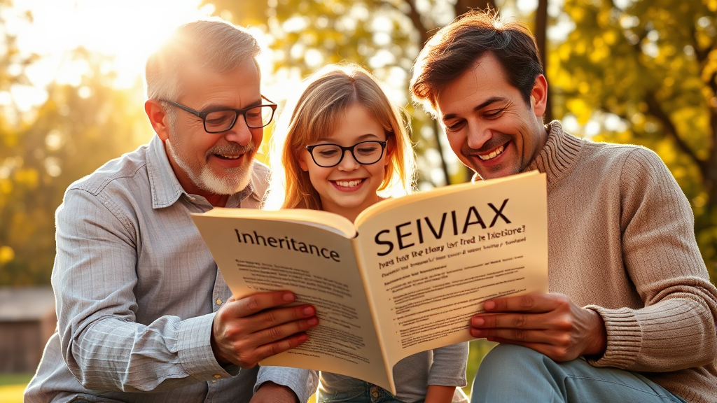 상속세 절세, 합법적으로! (realistic 스타일)