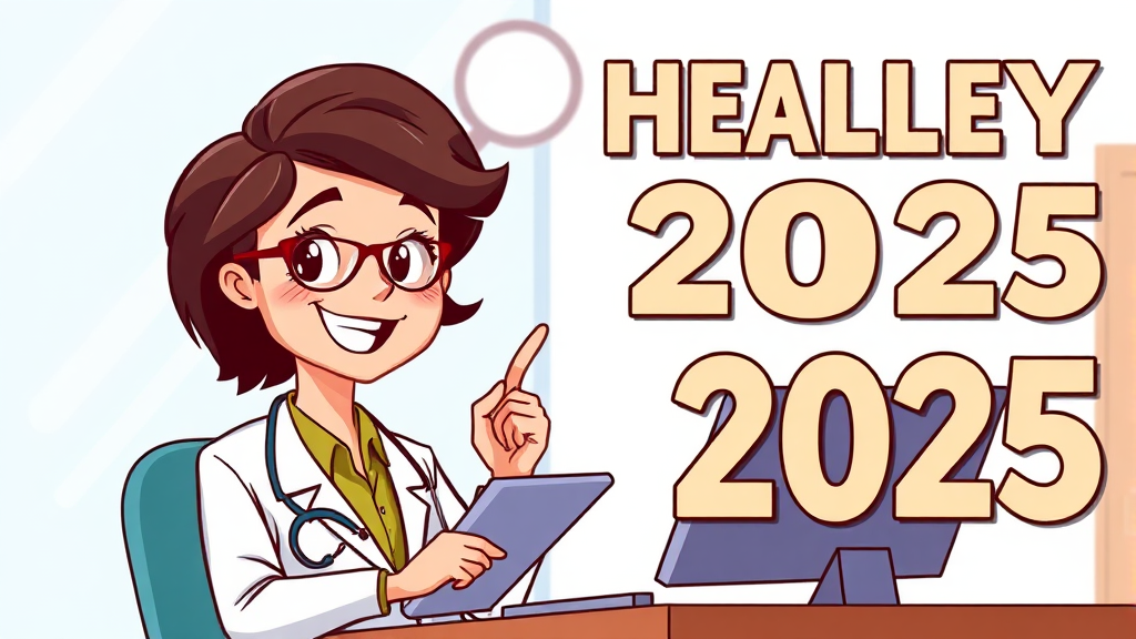 건강검진, 왜 중요할까요? (cartoon 스타일)