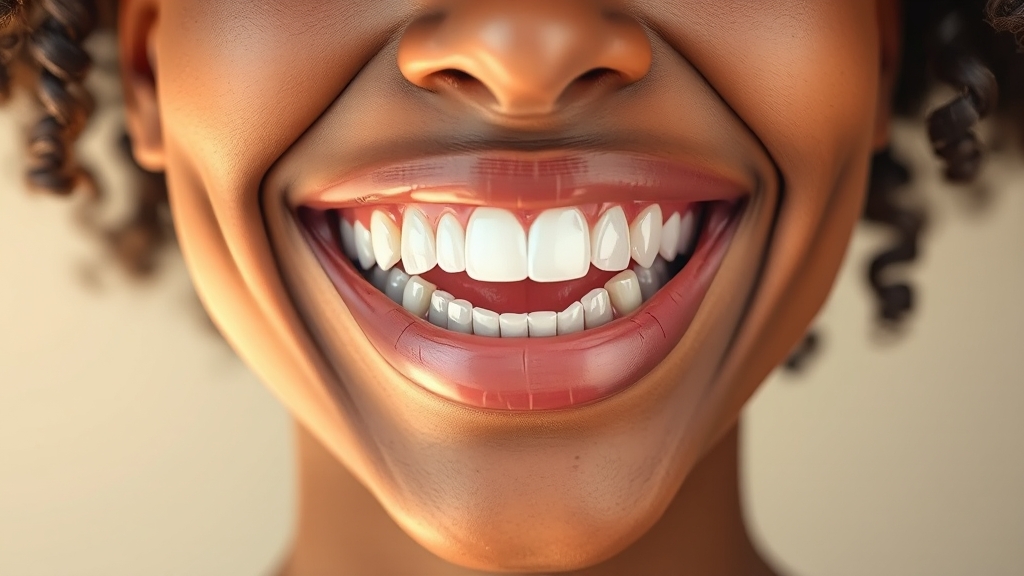 잇몸 건강, 꾸준한 관리가 답! (realistic 스타일)