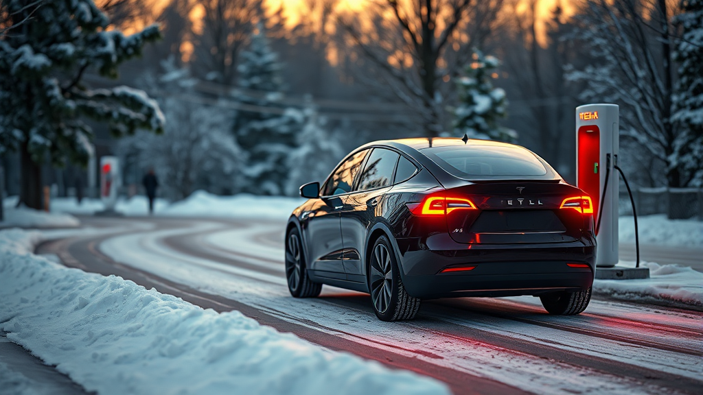 겨울철 실제 주행 후기 및 전비 (realistic 스타일)