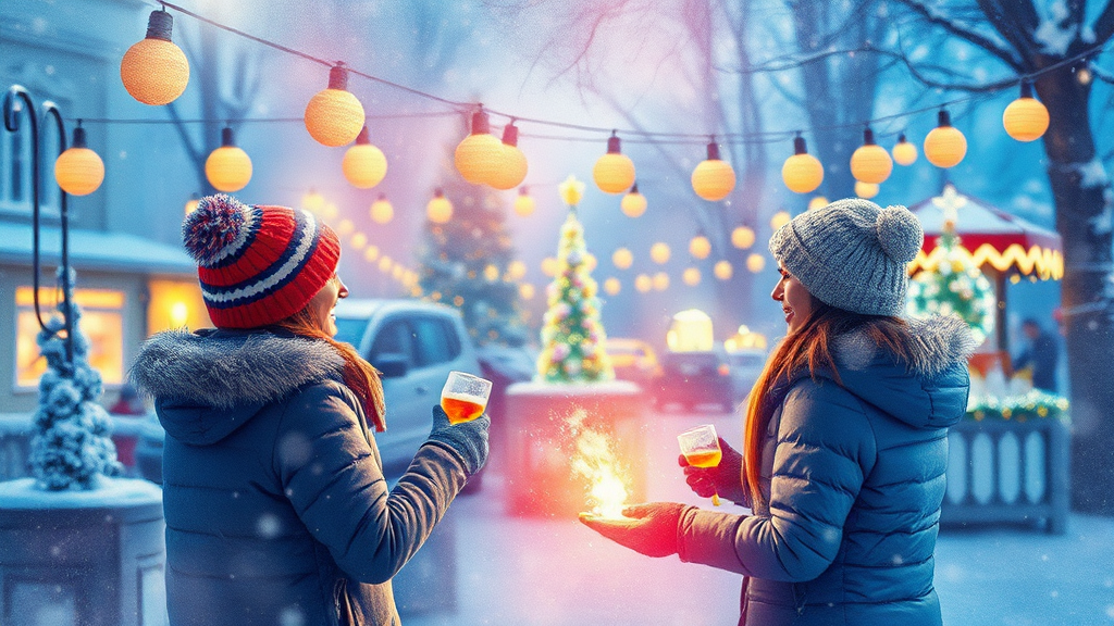 축제 + 여행! 주변 관광 정보 (watercolor 스타일)