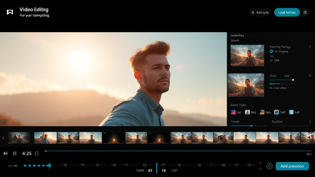 AI 영상 편집 및 보정 방법 (realistic 스타일)