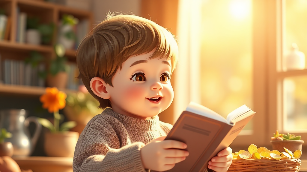 자녀 위한 금융 상품 선택 가이드 (realistic 스타일)