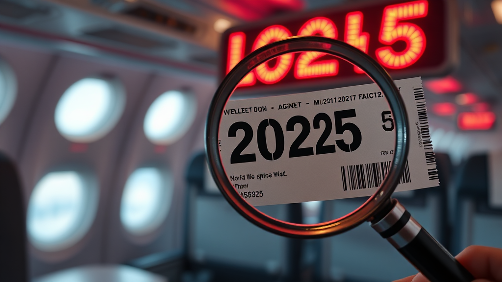 2025 최저가 항공권 검색 비법 (realistic 스타일)