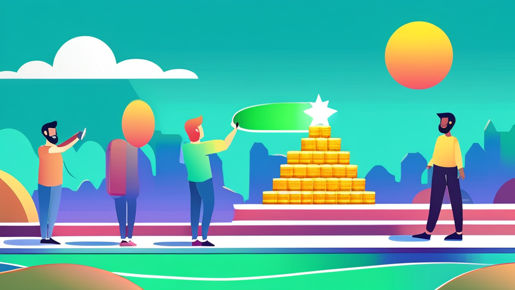 40대 은퇴 후 5억 원 주식 투자, 안전 자산 증식 전략 9 결론 (cartoon 스타일)