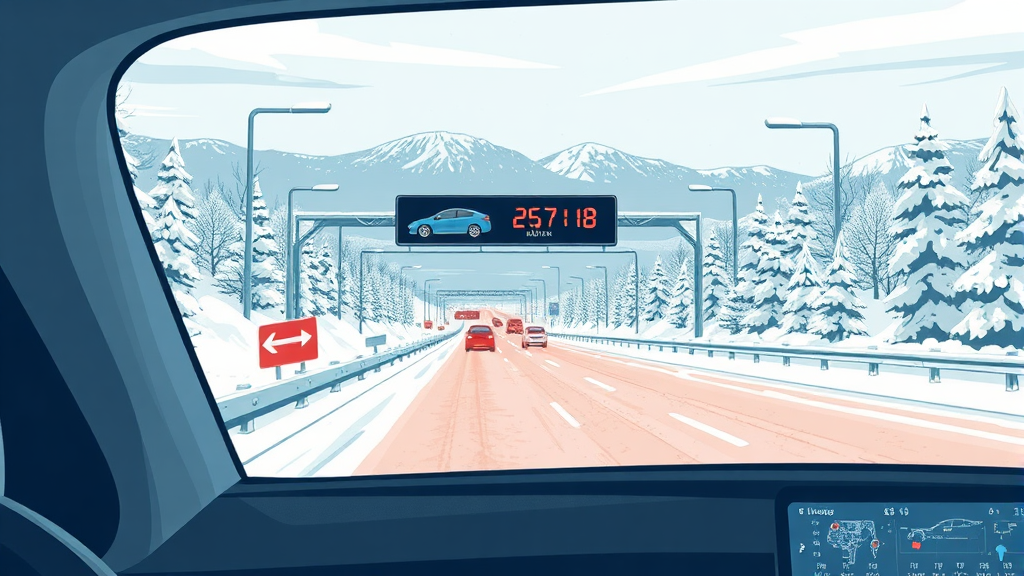 주행 환경 및 습관 영향 분석 (illustration 스타일)