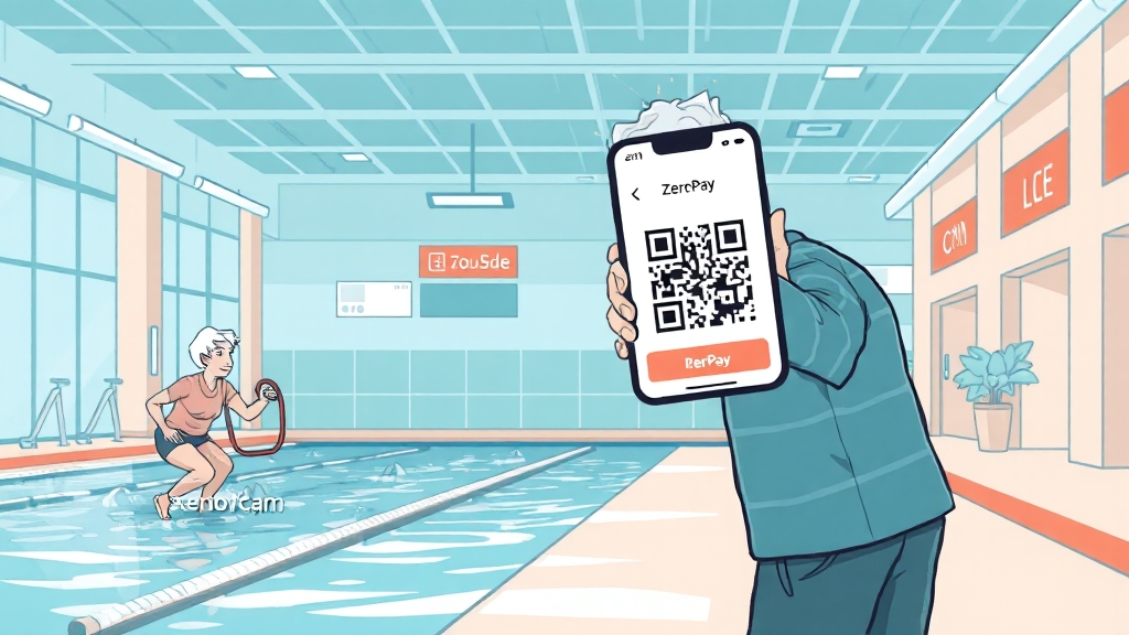 상품권 사용처 및 결제 방법 (illustration 스타일)