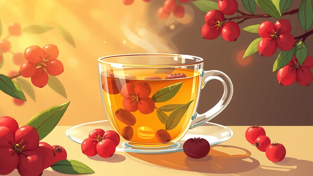 오가피열매 효소 활용법 (illustration 스타일)