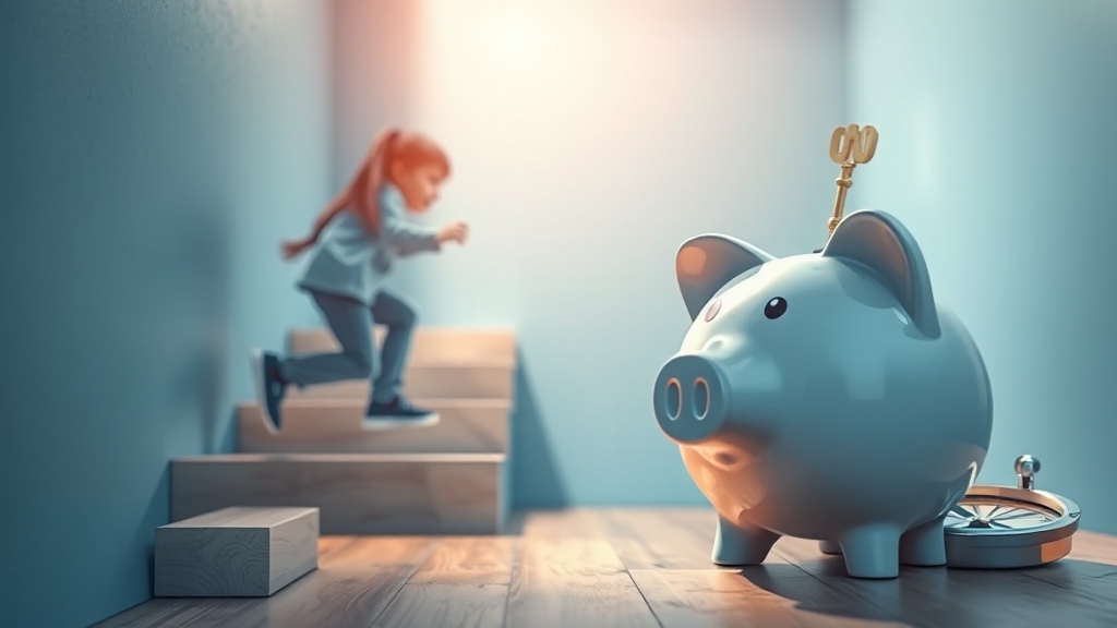 청년도약계좌 vs 청년희망적금 (realistic 스타일)