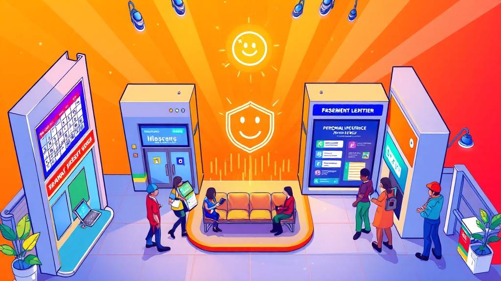 포탈 활용 팁 & 주의사항 (cartoon 스타일)