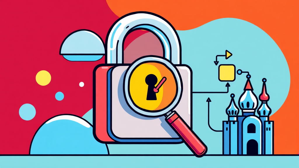 개인정보처리방침 필수 포함 항목 (cartoon 스타일)