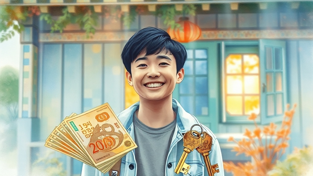 지원 금액 및 놓치면 안 될 기간 (watercolor 스타일)