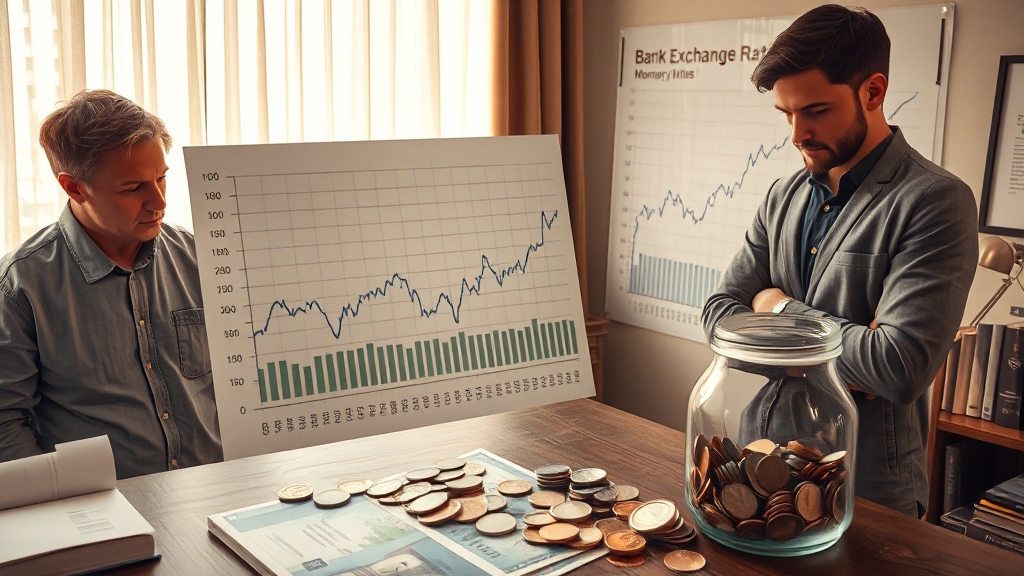 실시간 환율, 어디서 확인해야 할까요? (realistic 스타일)