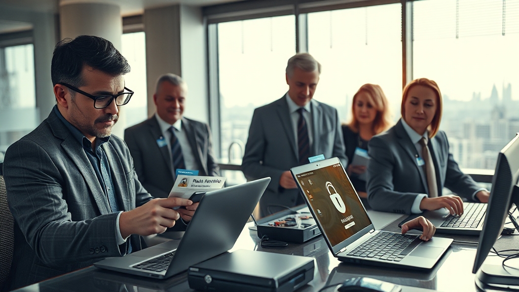 소액결제 해킹, 보안 습관으로 예방! (realistic 스타일)