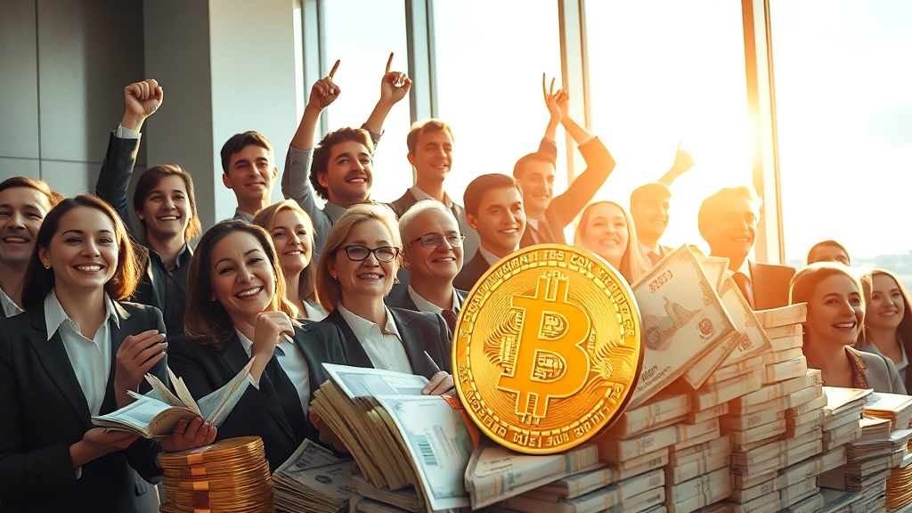 전문가의 비트코인 전망 (realistic 스타일)