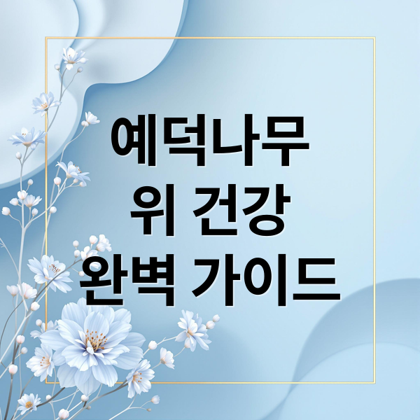 예덕나무
위 건강
완벽 가이드 (제주 예덕나무 효능 위장약)