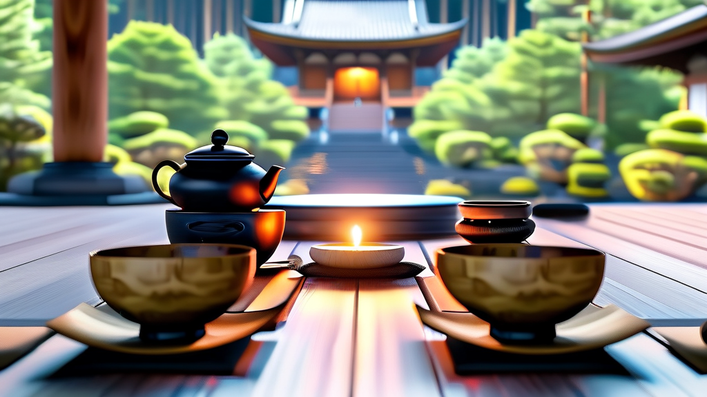 행복두배 템플스테이: 특별한 경험의 시작 (realistic 스타일)