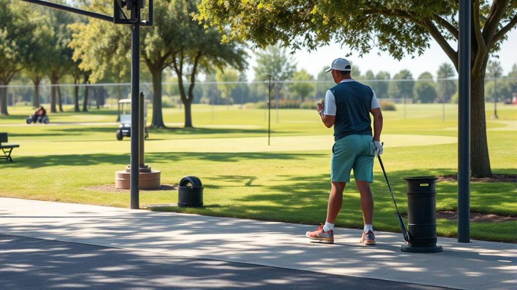 파크골프장 이용 시 꼭 알아야 할 규정과 주의사항 (realistic 스타일)