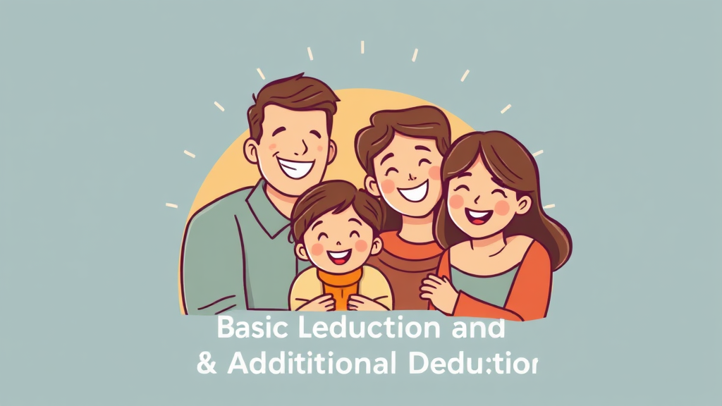 기본공제 및 추가공제 완벽 정리 (illustration 스타일)