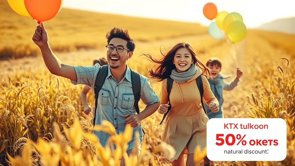 코레일 추석 할인 혜택 및 활용법 (realistic 스타일)