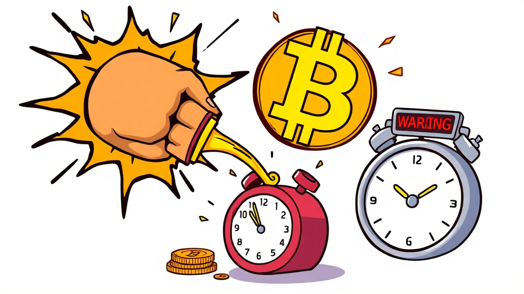 빗썸 오지급 사태 개요 (cartoon 스타일)