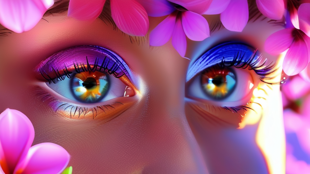 눈밑 떨림 완치 경험과 건강한 생활 습관 (realistic 스타일)